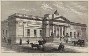 Walker Güzel Sanatlar Galerisi, Liverpool (gravür) by English School