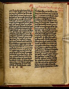 The Wohunge of ure Lauerd, Cotton MS Titus D XVIII, f.127r by English School