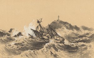 Forfarshire Batığı (lito) by English School