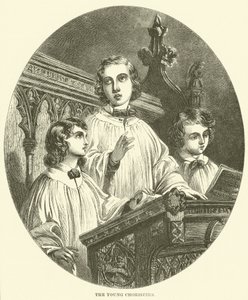 Genç Koristler (gravür) by English School