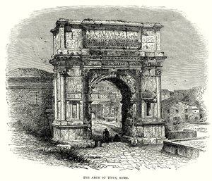 Titus Kemeri, Roma (gravür) by English School