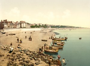 Plaj, Exmouth (el renginde fotoğraf) by English School