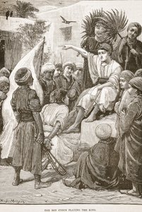 Kralı oynayan çocuk Cyrus by English School