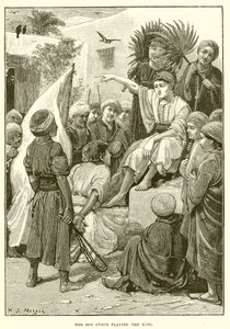 Kralı oynayan çocuk Cyrus by English School