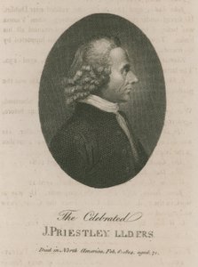 Ünlü Joseph Priestley by English School