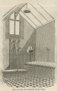 Duş ve duş banyo odası by English School