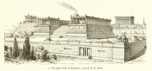 R Bohn tarafından restore Bergama büyük sunak, by English School