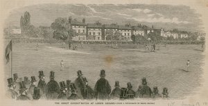 Lords Ground'daki büyük kriket maçı by English School
