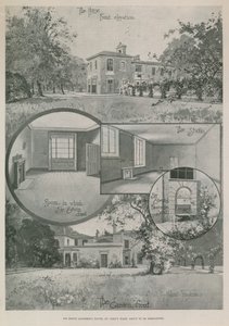 Sanatçı Sir Edwin Landseer'in evi by English School