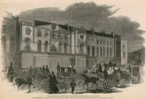 Majestelerinin doğum günü kutlamalarındaki aydınlatmalar - Londra, Regent Caddesi