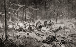 Allan Stewart'ın 'Güney Afrika ve Transvaal Savaşı: Cilt. 1', Louis Creswicke, 1900'de yayınlandı (litho) by English School