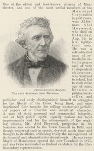 Merhum Meclis Üyesi Abel Heywood (gravür) by English School