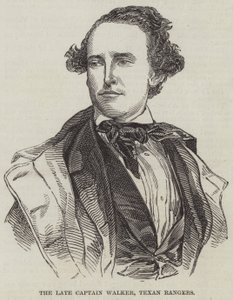 Geç Kaptan Walker, Texas Rangers (gravür) by English School