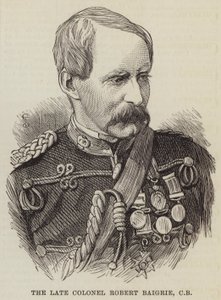Merhum Albay Robert Baigrie, CB (gravür) by English School