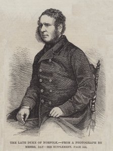 Geç Norfolk Dükü (gravür) by English School