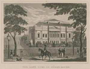 Yorks evinin geç Duke, Lancaster House, daha sonra York House by English School