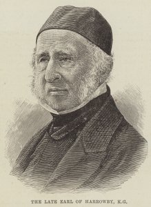 Harrowby geç Earl, KG (gravür) by English School