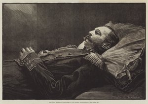 Ölümünden Sonra Rusya İmparatoru Alexander II (gravür) by English School