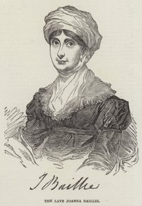 Geç Joanna Baillie (gravür) by English School