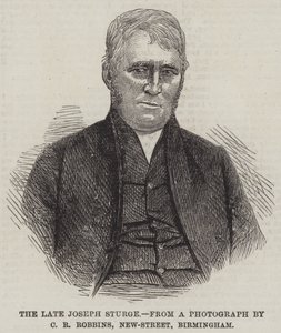 Geç Joseph Sturge (gravür) by English School