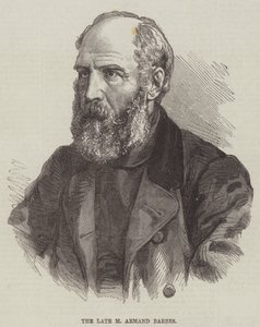 Rahmetli M Armand Barbes (gravür) by English School
