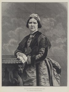 Merhum Madam Lind-Goldschmidt, Jenny Lind (gravür) by English School