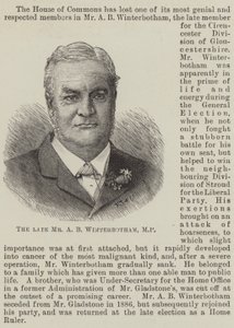 Merhum Bay AB Winterbotham, MP (gravür) by English School