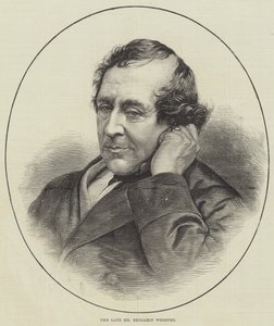 Merhum Bay Benjamin Webster (gravür) by English School