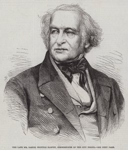 Rahmetli Bay Daniel Whittle Harvey, Şehir Polisi Komiseri (gravür) by English School