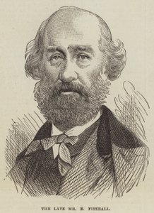 Merhum Bay E Fitzball (gravür) by English School