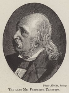 Merhum Bay Frederick Tennyson (gravür) by English School