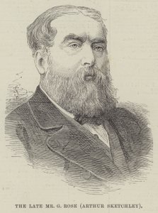 Merhum Bay G Rose, Arthur Sketchley (gravür) by English School