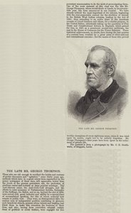 Merhum Bay George Thompson (gravür) by English School