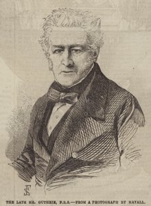 Merhum Bay Guthrie, FRS (gravür) by English School