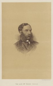 Merhum Bay Henry Savile (lito) by English School