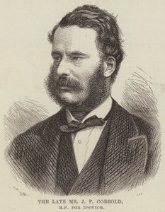 Merhum Bay JP Cobbold, Ipswich Milletvekili (gravür) by English School