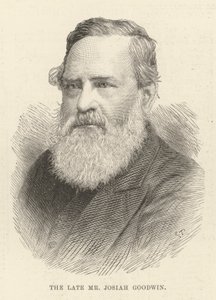 Merhum Bay Josiah Goodwin (gravür) by English School
