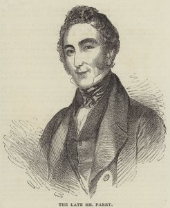 Merhum Bay Parry (gravür) by English School