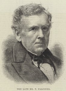 Merhum Bay T Falconer (gravür) by English School