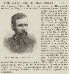 Merhum Bay Thomas Collier, RI (gravür) by English School