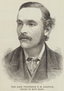 Geç Profesör FM Balfour, Mont Blanc