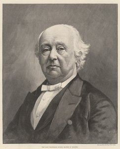 Merhum Profesör Jowett, Balliol Ustası (gravür) by English School