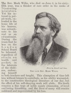 Rahmetli Muhterem Mark Wilks (gravür) by English School