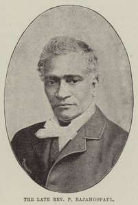 Rahmetli Muhterem P Rajahgopaul (gravür) by English School