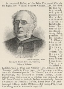 Geç Sağ Muhterem Dr Chester, Killaloe Piskoposu (gravür) by English School