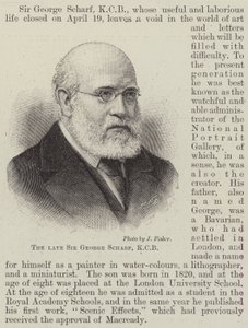 Merhum Sir George Scharf, KCB (gravür) by English School