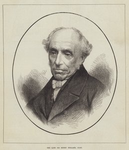 Merhum Sir Henry Holland, Baronet (gravür) by English School