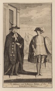 Malta Şövalyelerinin askeri ve dini alışkanlıkları by English School