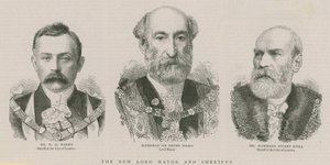 Yeni Lord Mayor ve Şerifler: Alderman Sir Henry Isaacs, Lord Mayor by English School