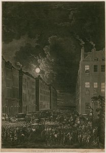 Aydınlanma gecesi, 29 Nisan 1802; Portman Meydanı, Londra by English School